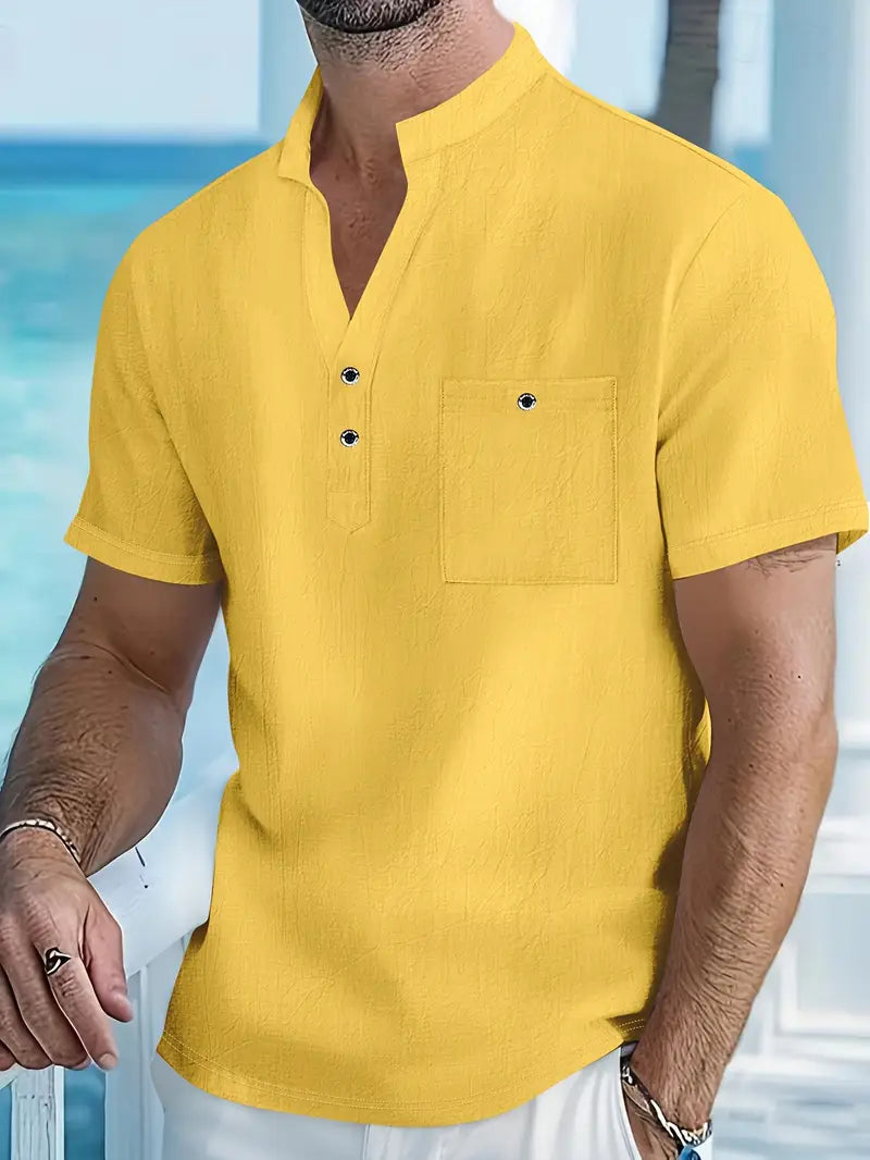 Cazel | Chemise élégante à manches courtes