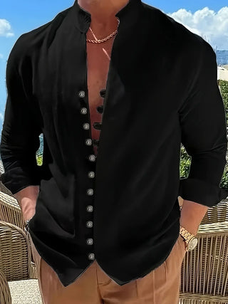 Cazel | Chemise légère en coton à manches longues