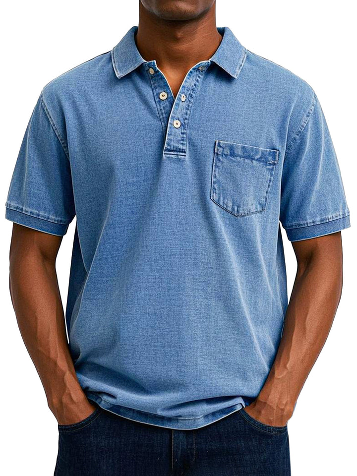 Cazel  | Chemise Polo Vintage Décontractée pour Homme