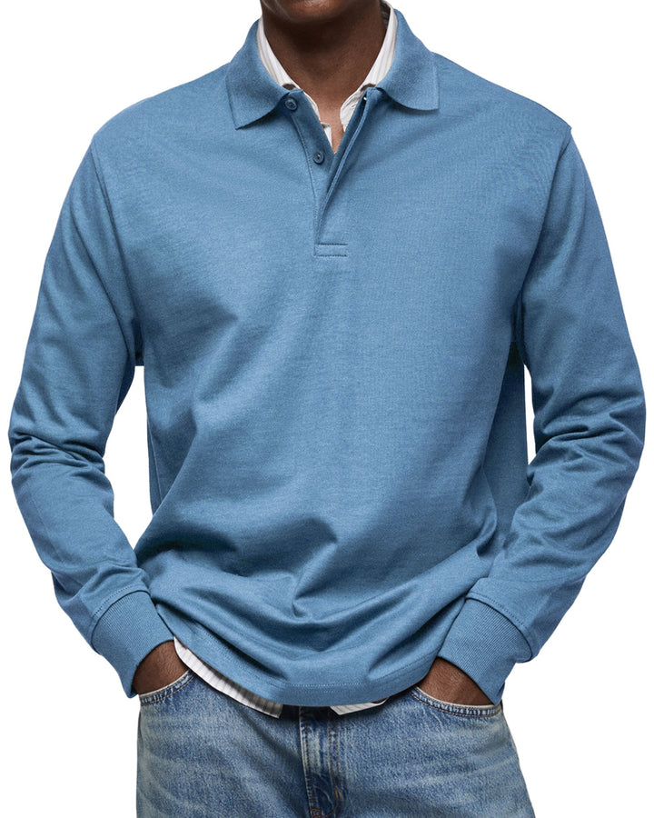 Cazel | Chemise Poloshirt Casual à Manches Longues