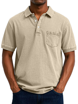 Cazel  | Chemise Polo Vintage Décontractée pour Homme