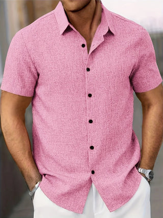 Cazel | Chemise légère à manches courtes en mélange de lin