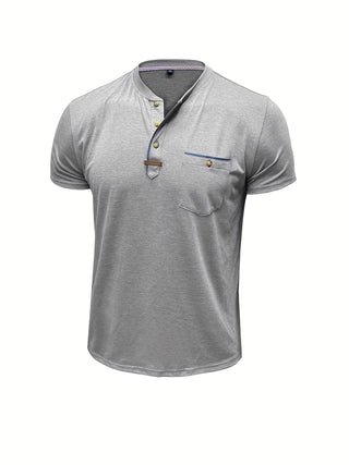 Cazel | T-shirt col rond élégant avec poche