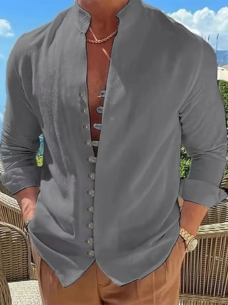 Cazel | Chemise légère en coton à manches longues