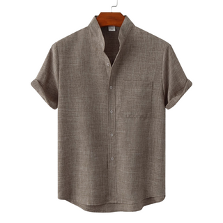 Cazel | Chemise en coton unie avec boutons