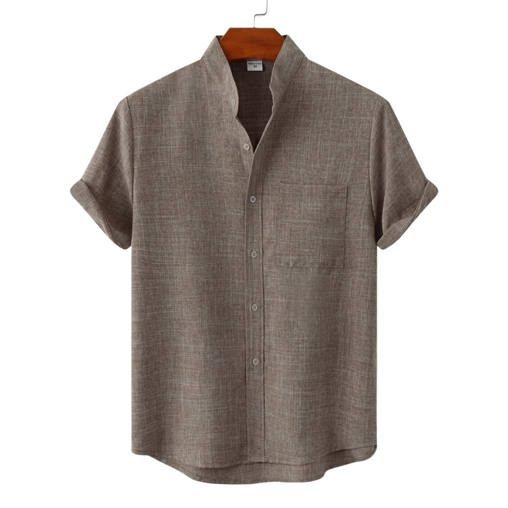 Cazel | Chemise en coton unie avec boutons