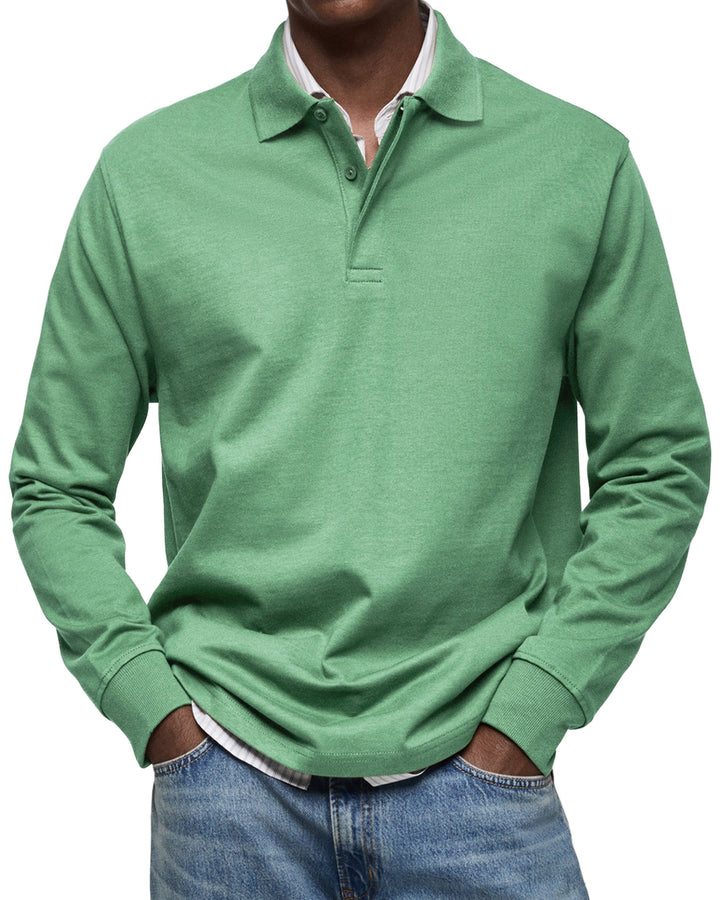 Cazel | Chemise Poloshirt Casual à Manches Longues