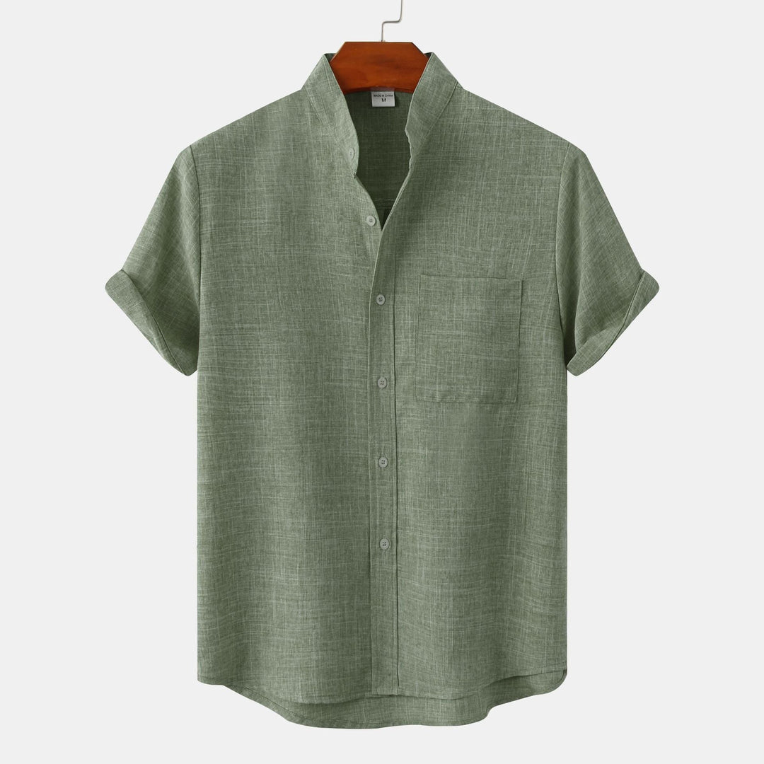 Cazel | Chemise en coton unie avec boutons