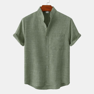 Cazel | Chemise en coton unie avec boutons