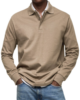 Cazel | Chemise Poloshirt Casual à Manches Longues