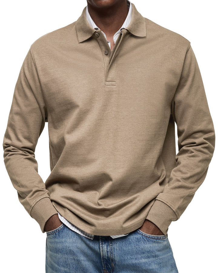 Cazel | Chemise Poloshirt Casual à Manches Longues