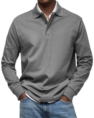 Cazel | Chemise Poloshirt Casual à Manches Longues