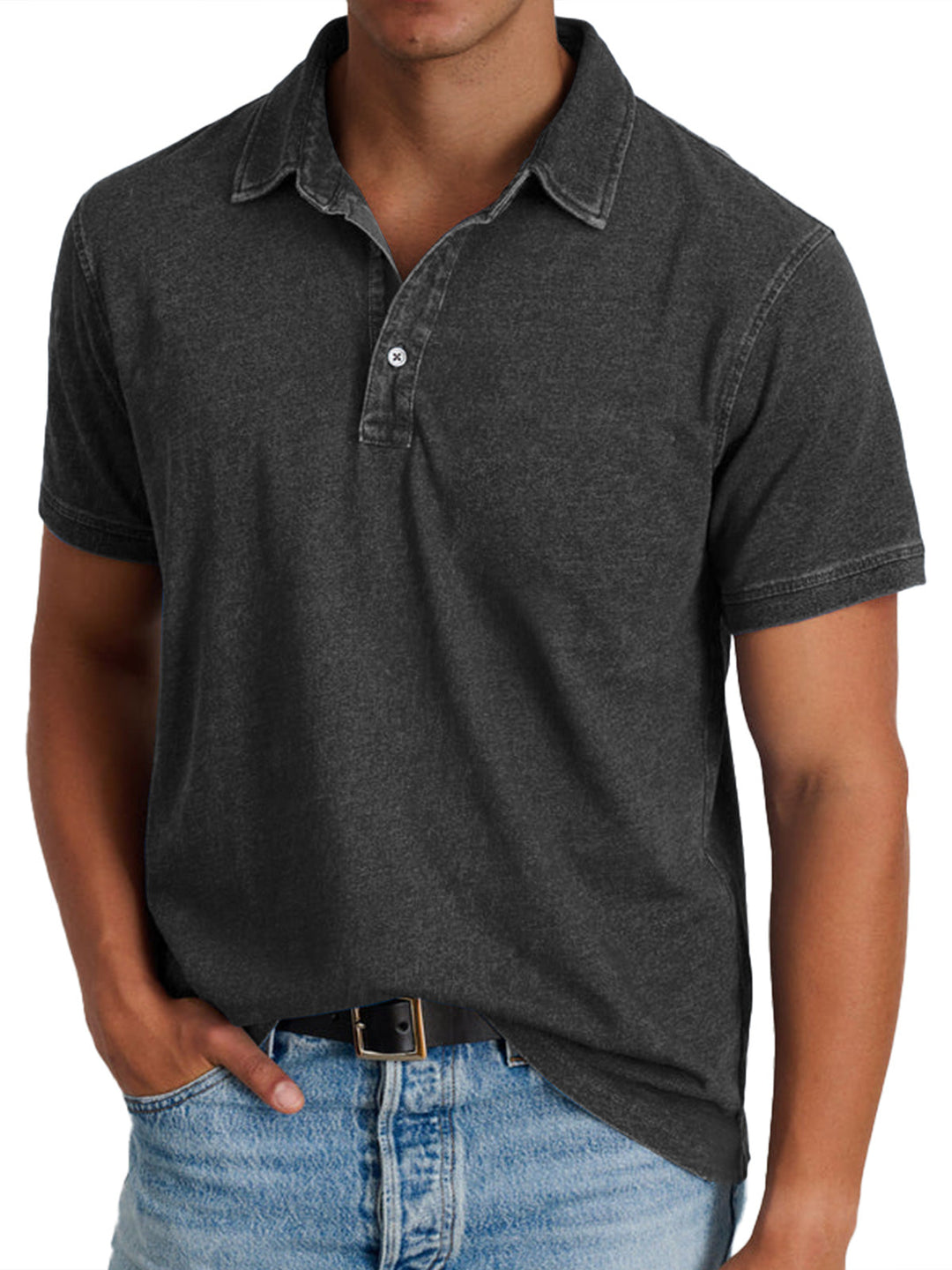 Cazel | Polo avec collier pour hommes