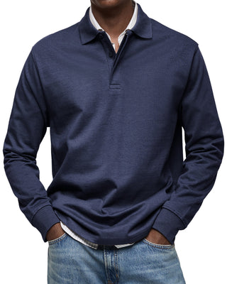 Cazel | Chemise Poloshirt Casual à Manches Longues