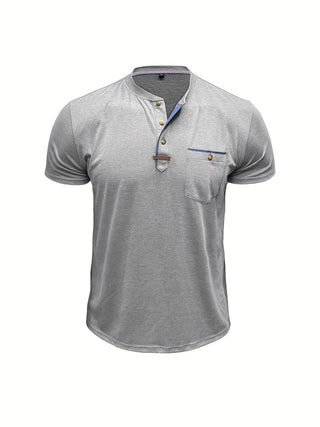 Cazel | T-shirt col rond élégant avec poche