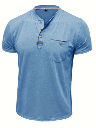 Cazel | T-shirt col rond élégant avec poche