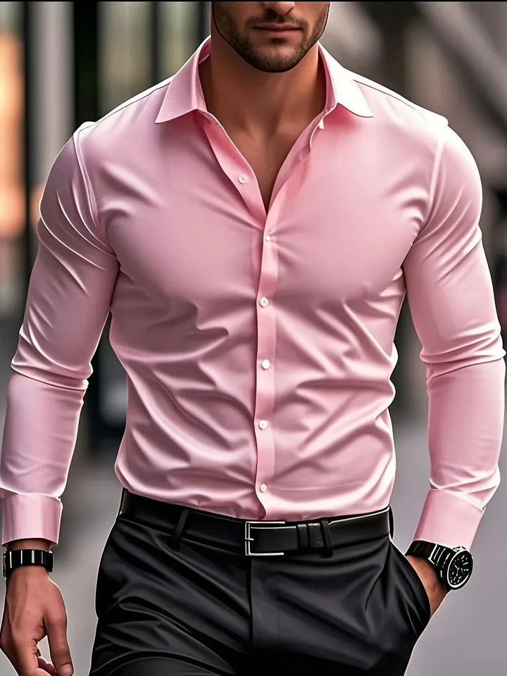 Cazel | Chemise élégante à manches longues avec boutons