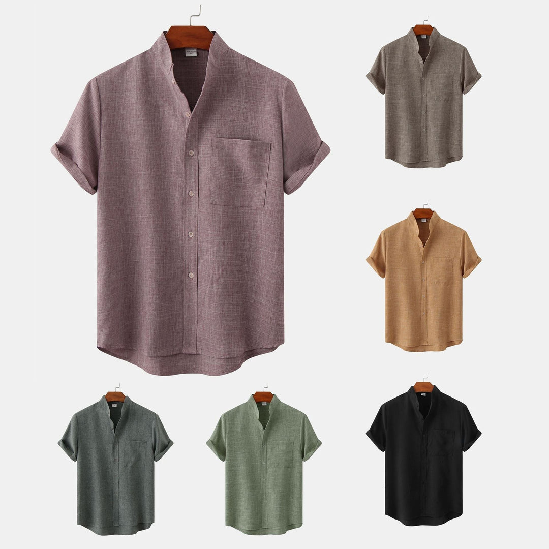 Cazel | Chemise en coton unie avec boutons