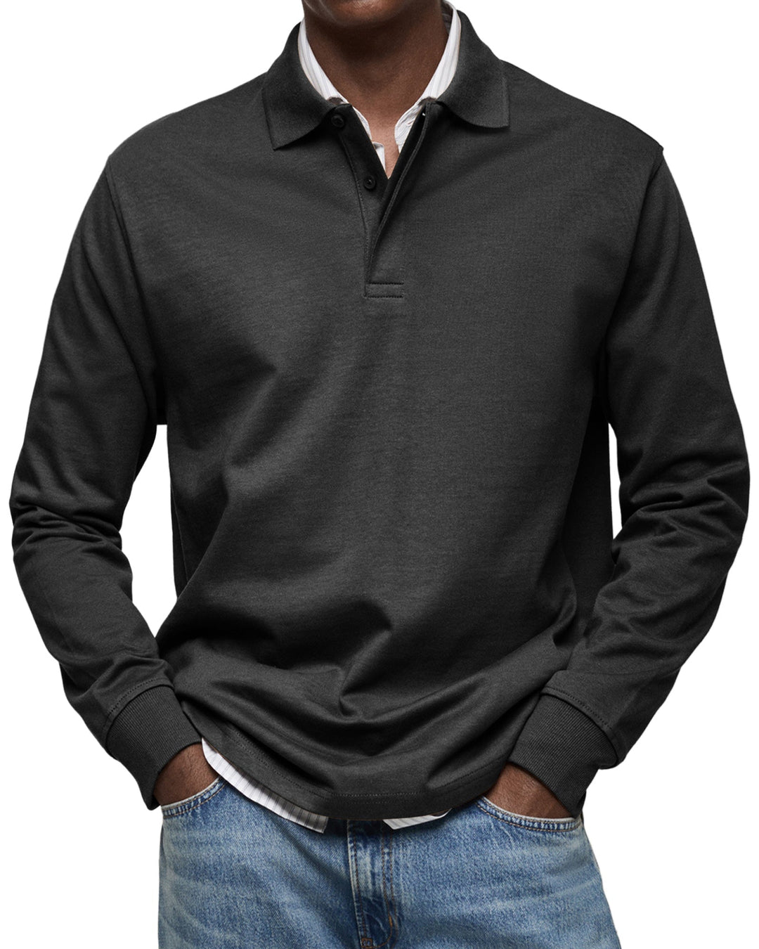 Cazel | Chemise Poloshirt Casual à Manches Longues