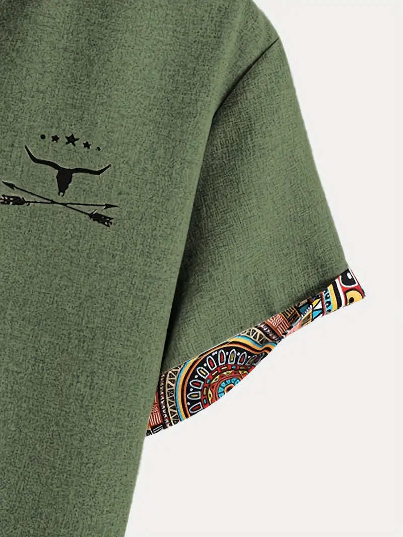 Cazel | Chemise élégante à manches courtes
