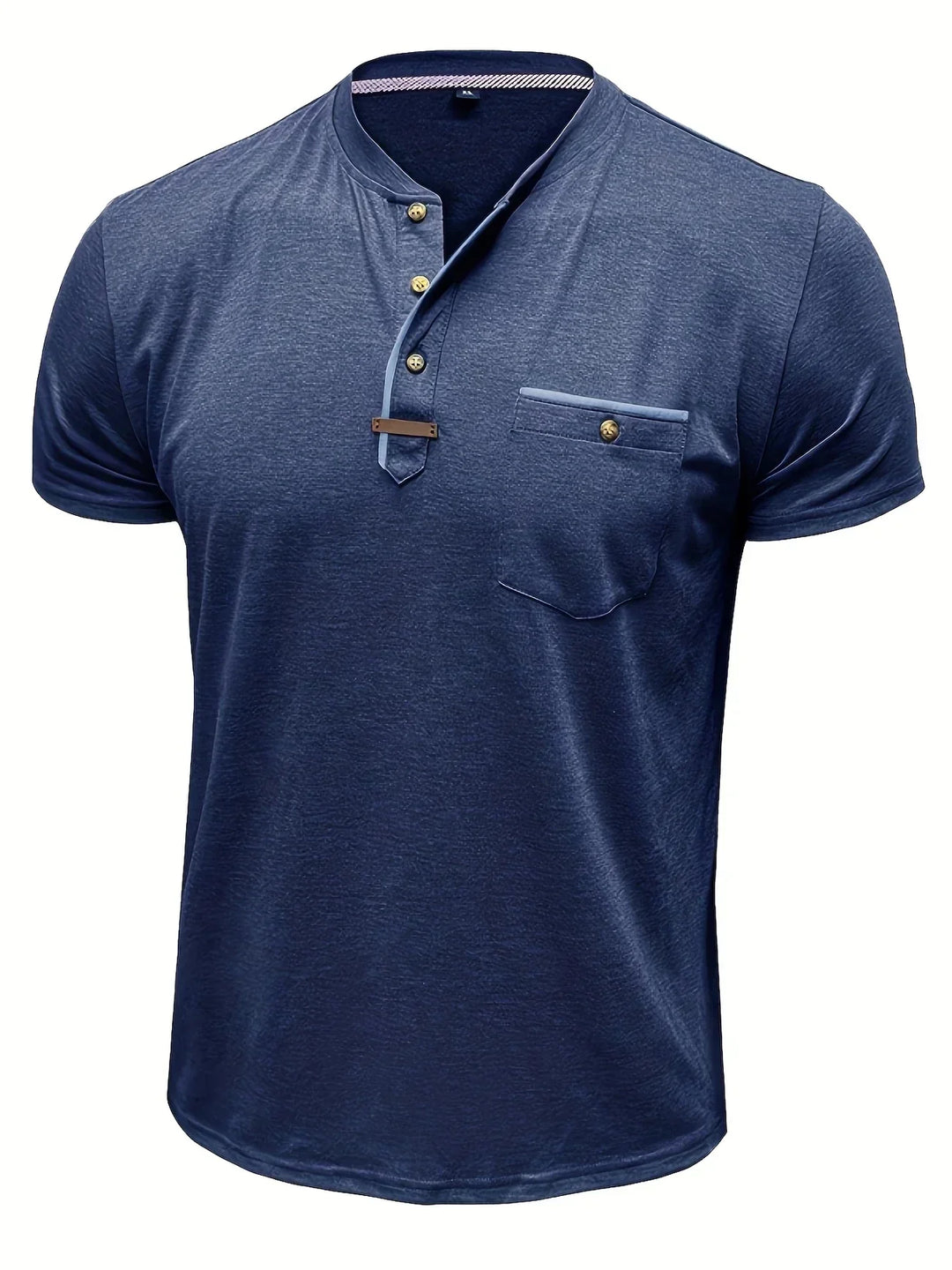 Cazel | T-shirt col rond élégant avec poche