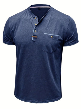 Cazel | T-shirt col rond élégant avec poche