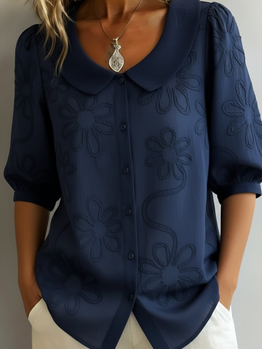Aurélie™ — Blouse légère florale élégance naturelle