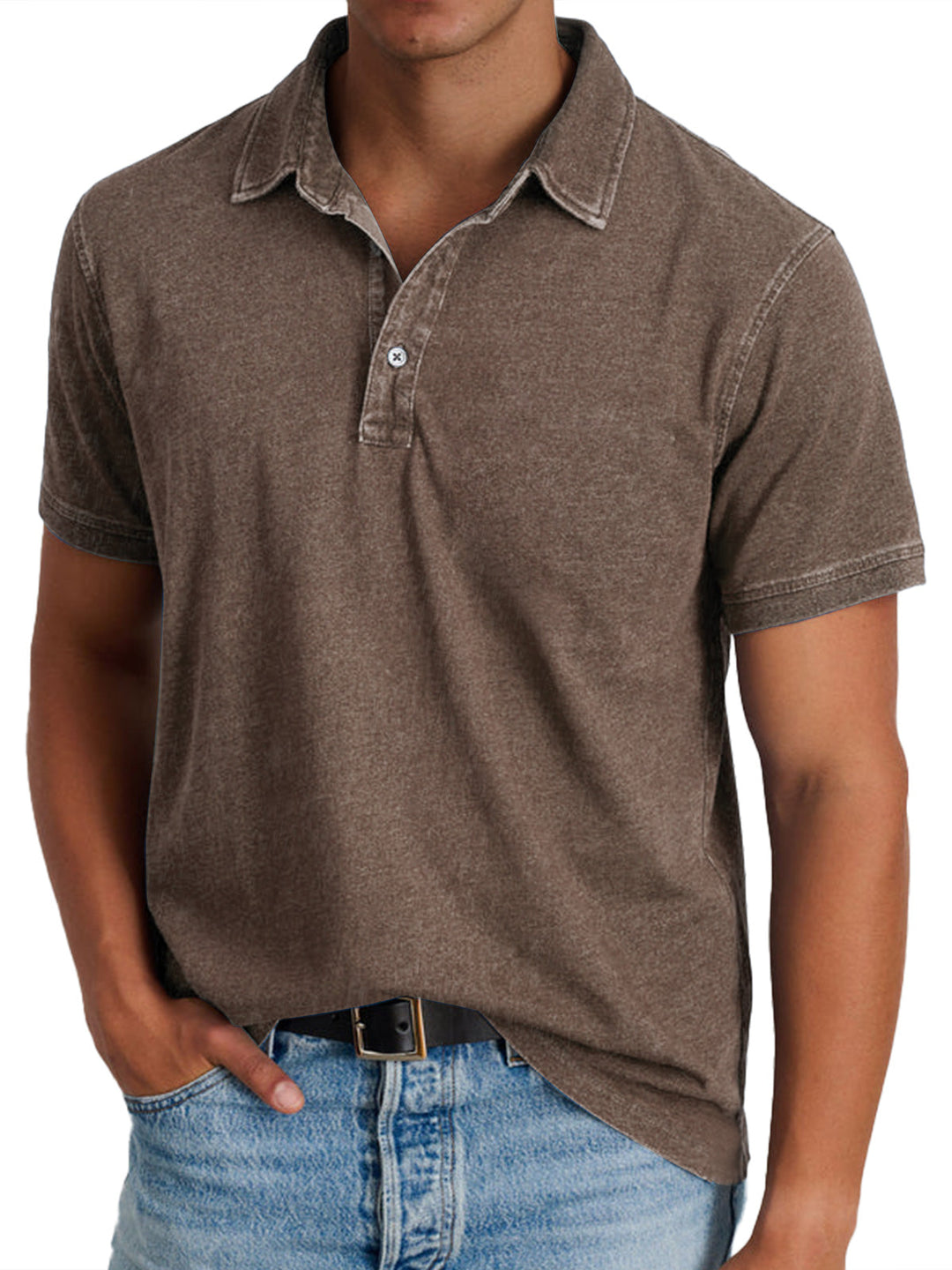 Cazel | Polo avec collier pour hommes