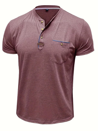 Cazel | T-shirt col rond élégant avec poche
