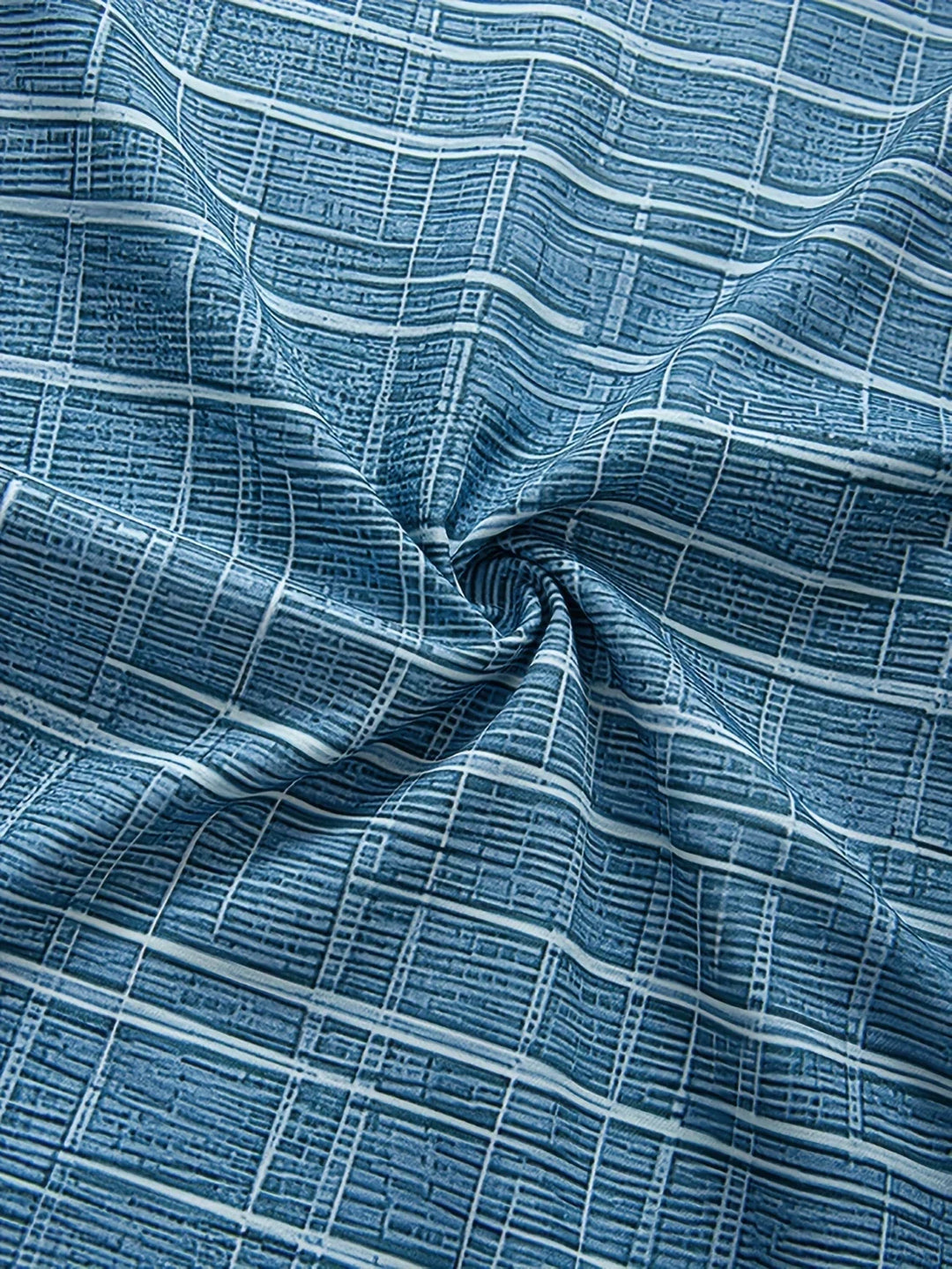 Cazel | Chemise élégante à motif rayé et à carreaux