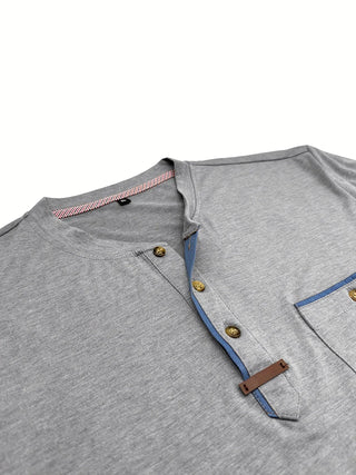 Cazel | T-shirt col rond élégant avec poche