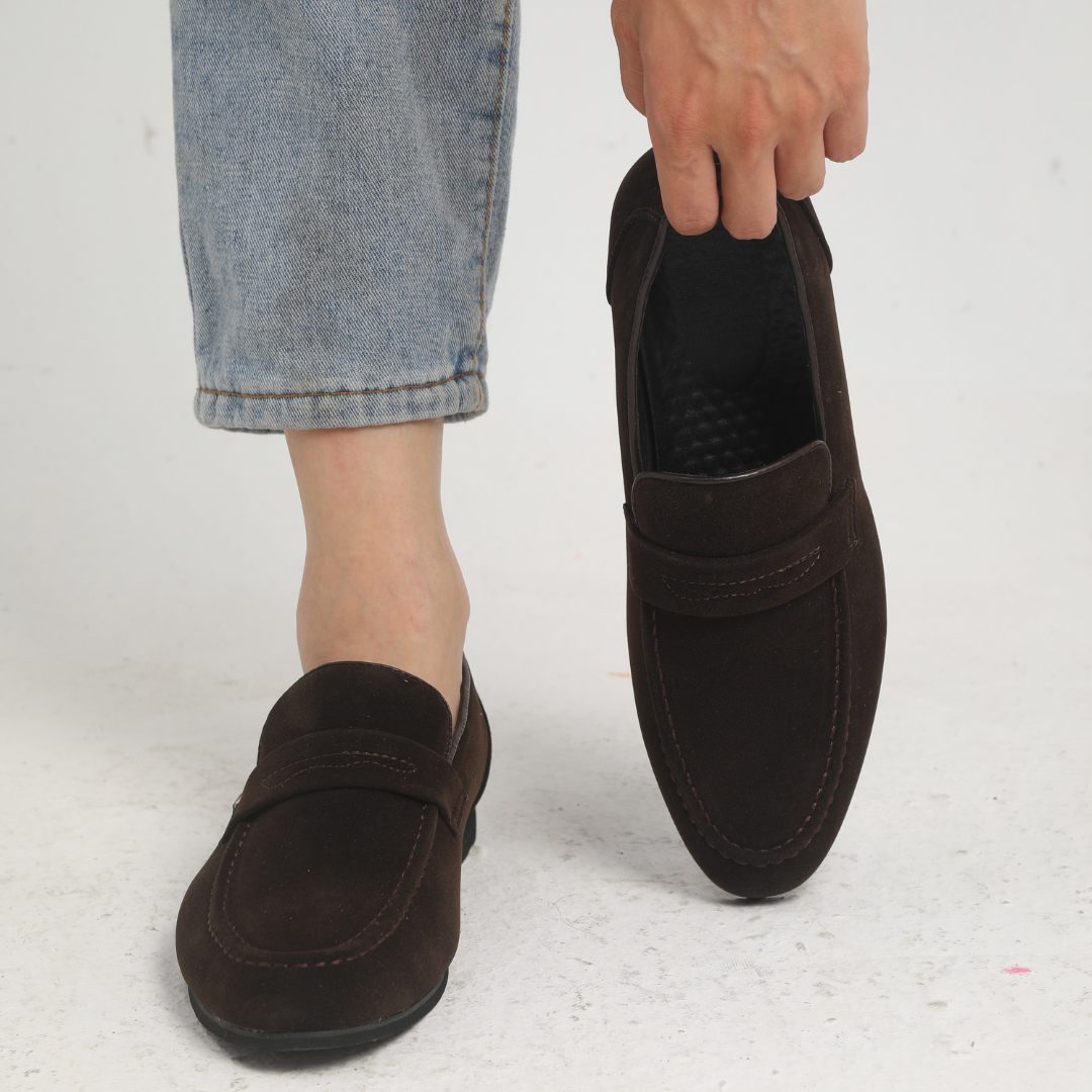 Cazel | Mocassins à brides en daim