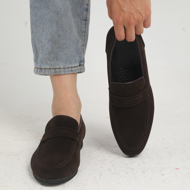 Cazel | Mocassins à brides en daim