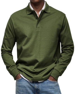 Cazel | Chemise Poloshirt Casual à Manches Longues