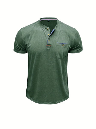 Cazel | T-shirt col rond élégant avec poche