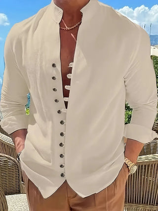 Cazel | Chemise légère en coton à manches longues
