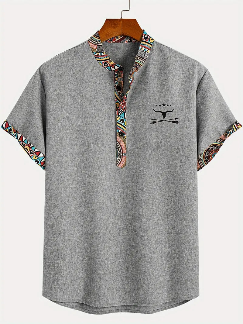 Cazel | Chemise élégante à manches courtes