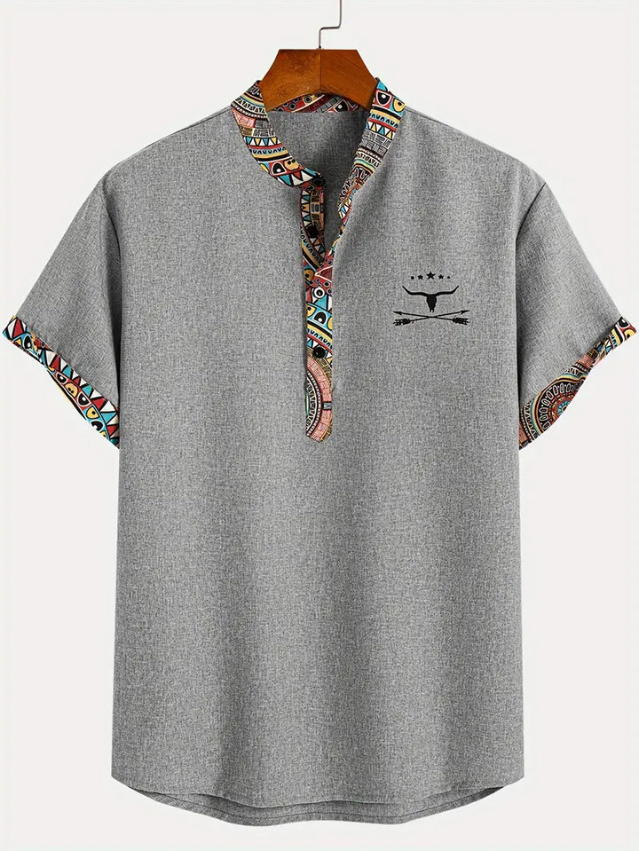 Cazel | Chemise élégante à manches courtes