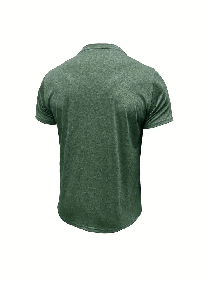 Cazel | T-shirt col rond élégant avec poche
