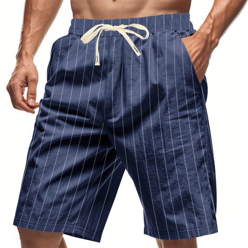 Cazel | Short à rayures décontracté pour homme