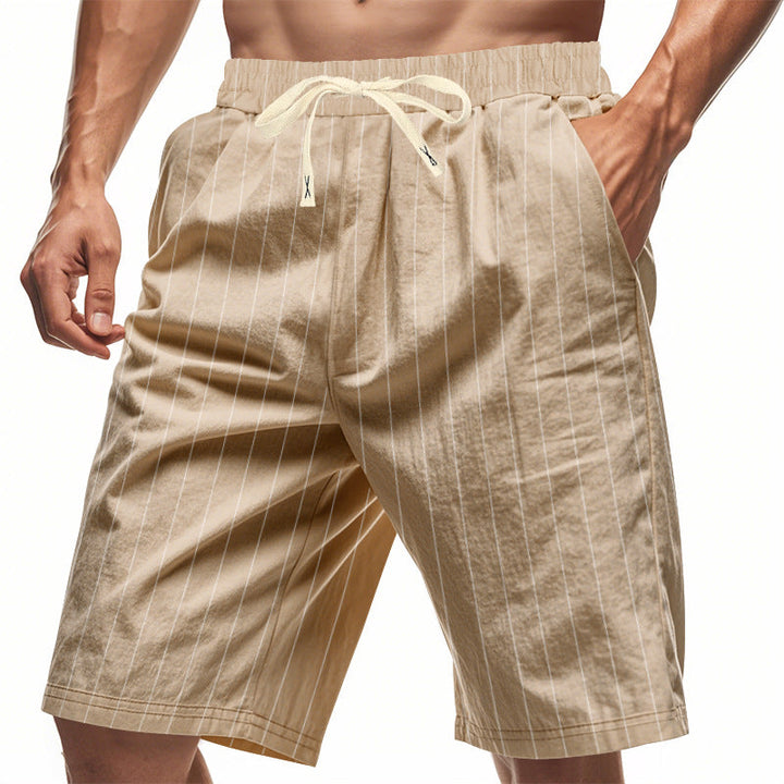 Cazel | Short à rayures décontracté pour homme