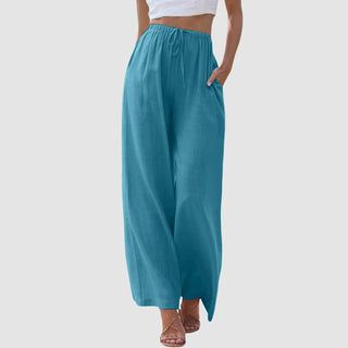 Cazel | Pantalon confort à jambe large et taille haute