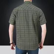 Cazel | Chemise élégante à manches courtes à carreaux