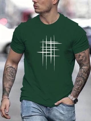 Cazel | T-shirt élégant à col rond avec imprimé graphique