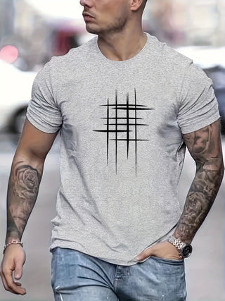 Cazel | T-shirt élégant à col rond avec imprimé graphique