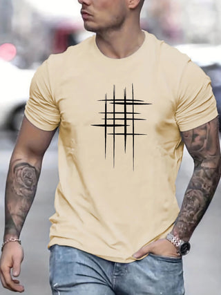 Cazel | T-shirt élégant à col rond avec imprimé graphique