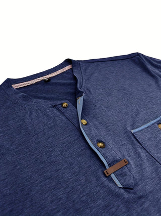Cazel | T-shirt col rond élégant avec poche