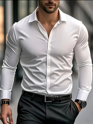 Cazel | Chemise élégante à manches longues avec boutons