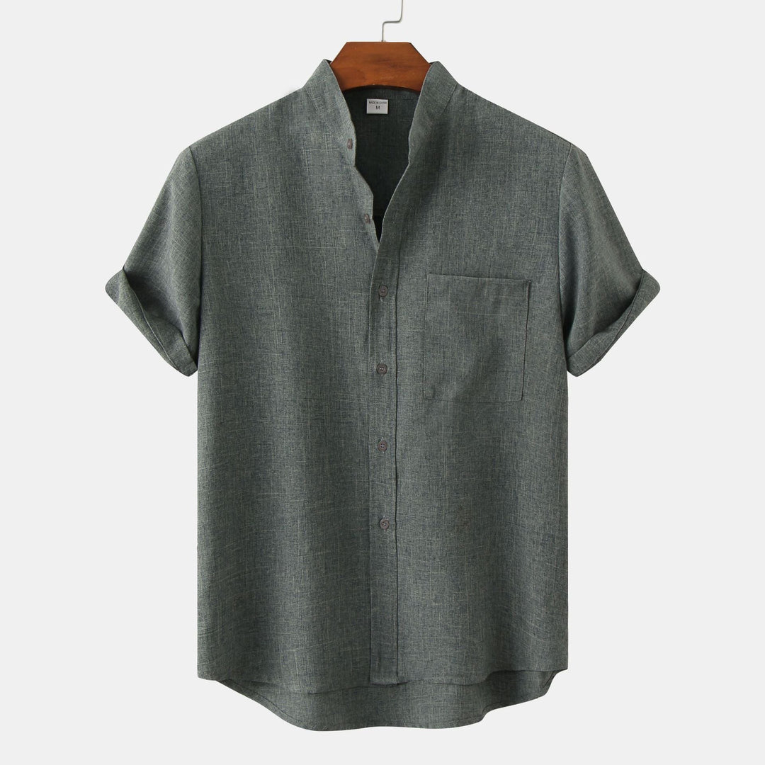 Cazel | Chemise en coton unie avec boutons