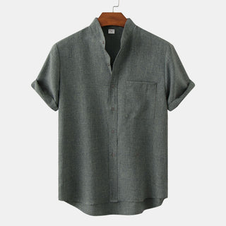 Cazel | Chemise en coton unie avec boutons